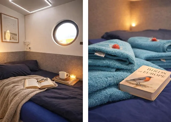 Oeko Budget Hausboot Retreat Morgenrot *
